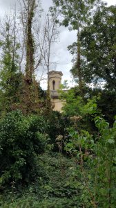 One of the listed buildings at the cemetery
