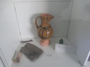 Display of some castle 'finds'