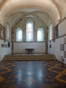 The presbytery with altar