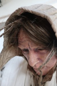 Close up of the wax model