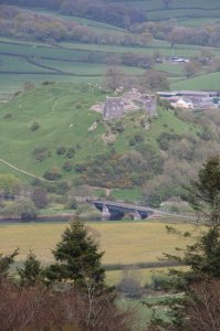 View of Dryslwyn Castle from Paxton's Tower