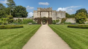 The gatehouse across the walled garden