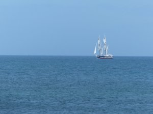 View of the sea from the fort