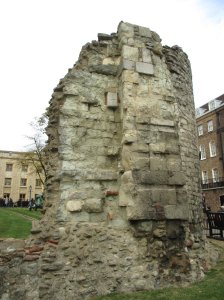 Part of the original Roman city wall