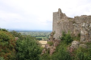 The side wall of the inner ward