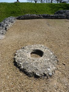 Remains of a hearth