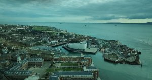 Views over the Solent from the Spinnaker
