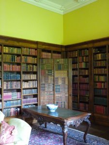 A hidden door in the library leads to a secret passage!