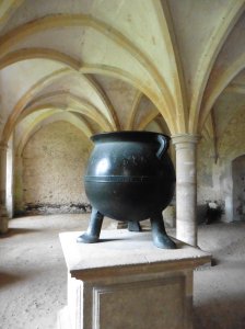 The cauldron in the warming room