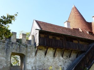 The oldest part of the castle wall