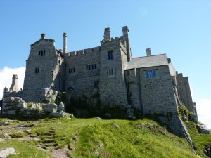 View of the castle entrance
