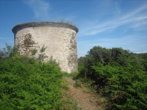 Look-out tower on Watermouth Bay