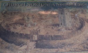 Information board about the castle