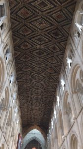 Painted ceiling in the cathedral
