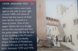 Information board about the bridge