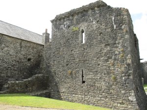 Tower on the outside wall