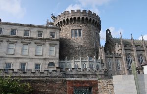 Views of the Records Tower at Dublin Castle
