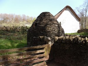 Pigsty in the grounds of the museum