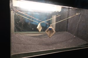 Replica of the Middleham Jewel in the local church