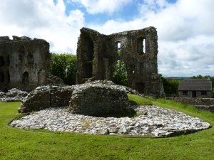 Remains of an early stone tower