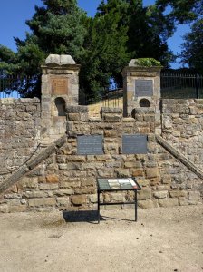 The gates up to the mound