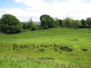 View over the large bailey