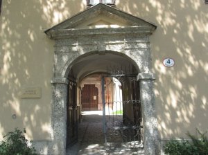 The gateway to the abbey- also featured in 'The Sound of Music'