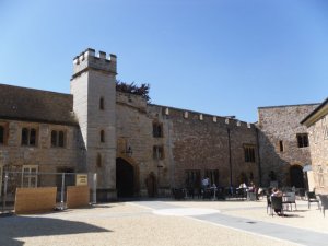 View of the inner bailey