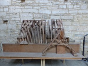 A model of the roof