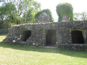 The kitchen and cellar area