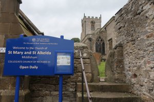Church of St Mary & St Alkeda- Richard worshipped here when he was in residence at the castle