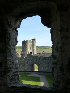 The kidney-shaped north west tower
