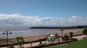 The headland from the beach