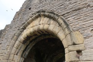 The gatehouse close-up
