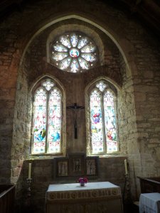 Interior view of the chapel
