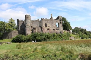 View of the castle from the back