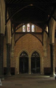 Interior of the great hall