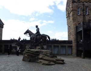 Statue outside the regimental museum