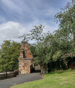 Gate to the cathedral ferry