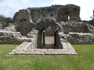 Entrance to the vaulted room