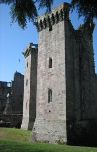 Damaged towers