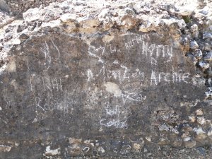Even a small site in a small village gets graffitied!
