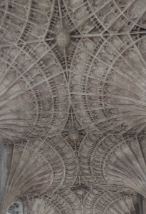 Fan vaults on the cathedral ceiling