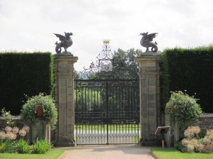 Impressive entrance gates