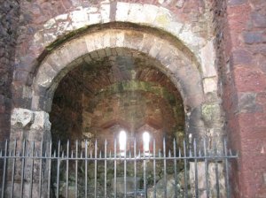 The gatehouse from the rear