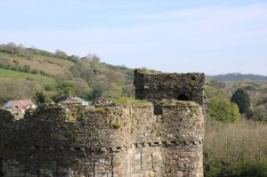 Looking across to the kidney tower
