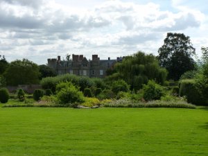 The castle viewed from the garden