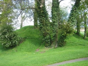 View of the motte