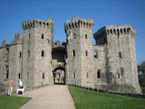 Raglan Castle gatehouse