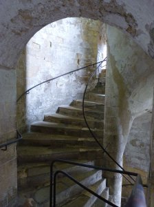 Steps in the tower